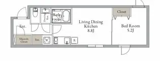 LiveFlat西荻窪【1階】の間取り