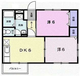 イースト・よしの【2階】の間取り