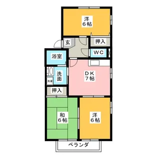 リトルレイク【2階】の間取り