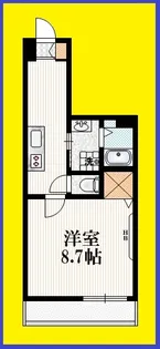 アクアヒルズ【1階】の間取り