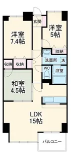 メルシーハイムI【3階】の間取り