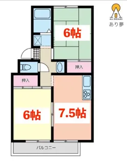 フォレストヒルズ【2階】の間取り