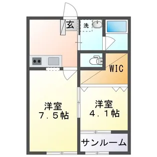 モカハウス【2階】の間取り