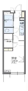 レオパレスハーモニー蕨【2階】の間取り