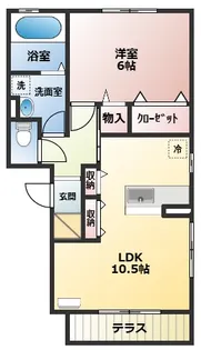 プリマベーラ【1階】の間取り