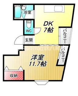 プラザハピネス坂本 B棟【3階】の間取り