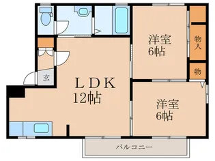フォレスティ-ナ【2階】の間取り