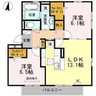 パールハイム柏木【1階】の間取り