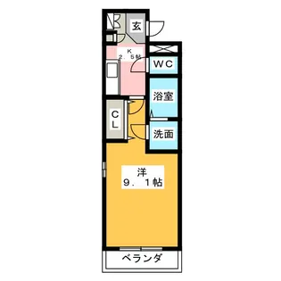 メゾン・ド・シエル【2階】の間取り