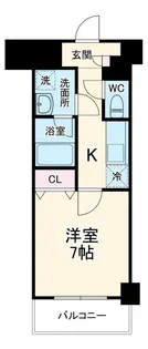 ドゥナーレ内浜町【1階】の間取り