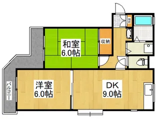 マンションカナイ【1階】の間取り