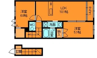 グレイス【2階】の間取り