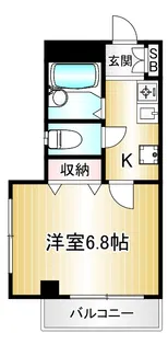 メゾン中野【2階】の間取り