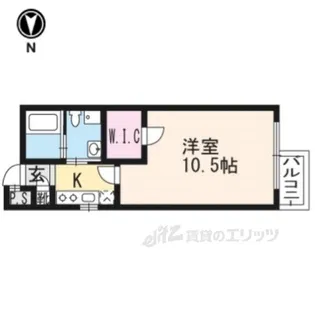 グランコスモ出町【3階】の間取り