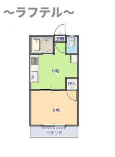コーポ南入曽【1階】の間取り