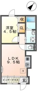 ガーデン雅【1階】の間取り
