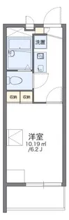 レオパレスアーバン向丘【3階】の間取り