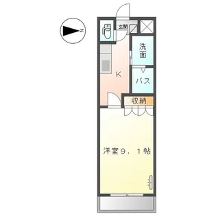 Cuore TD【1階】の間取り