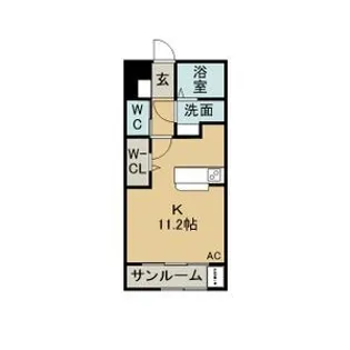 Runa SoleII【2階】の間取り