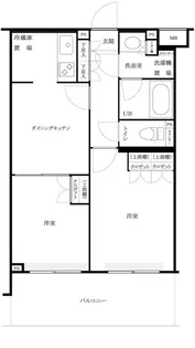 ルーブル大森西【1階】の間取り