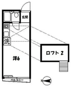 フォレストアサガヤ【2階】の間取り