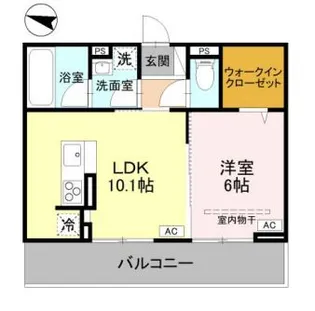 アメニティ美南東【2階】の間取り