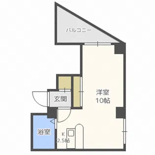 アビタシオン菊水【4階】の間取り