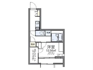 レオパレステルミック【2階】の間取り