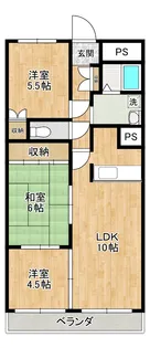 レオパレス宝【3階】の間取り