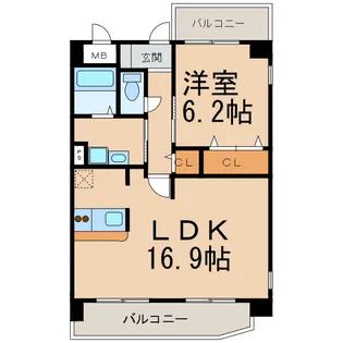 DSII【3階】の間取り