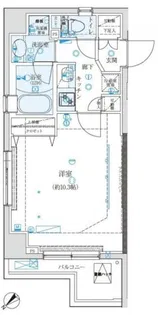 クレイシア板橋【2階】の間取り