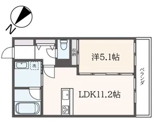 ルミノーザ【2階】の間取り