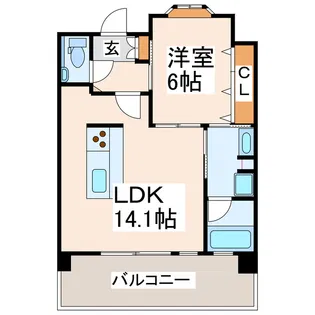 グランギャレHIRATA【2階】の間取り