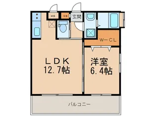 メープルハウス【2階】の間取り