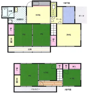 岡山県倉敷市西阿知町西原【一戸建】の間取り