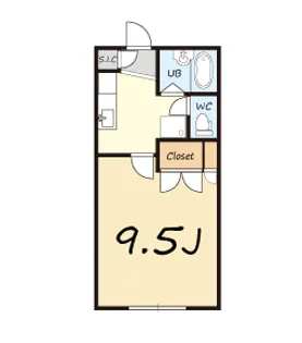 藤和ハイム -TOWA HEIM-【1階】の間取り