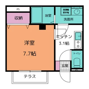 ワッフル【1階】の間取り