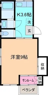 ボードラリベール【2階】の間取り