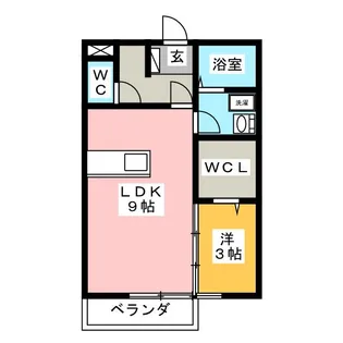 リビングタウンいせJ【2階】の間取り