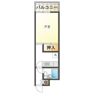 ダイアパレス南瓦町【4階】の間取り