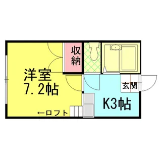 コーポ千木【2階】の間取り