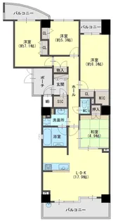 アーバンビュー夕陽丘【10階】の間取り
