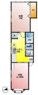 アリエッタガーデン【2階】の間取り