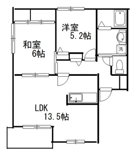 エル・サリート B棟【2階】の間取り