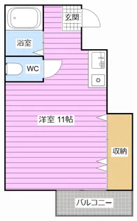 サンフォーレII【1階】の間取り