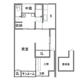 鳥取県鳥取市二階町4【一戸建】の間取り