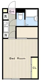 レオパレスラフィネII【1階】の間取り