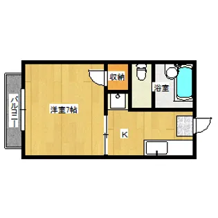 レジデンスふじ【1階】の間取り