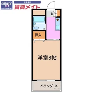 サンロイヤル東丸之内【2階】の間取り