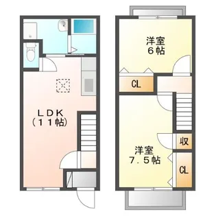オーシャンブリーズ【2階】の間取り